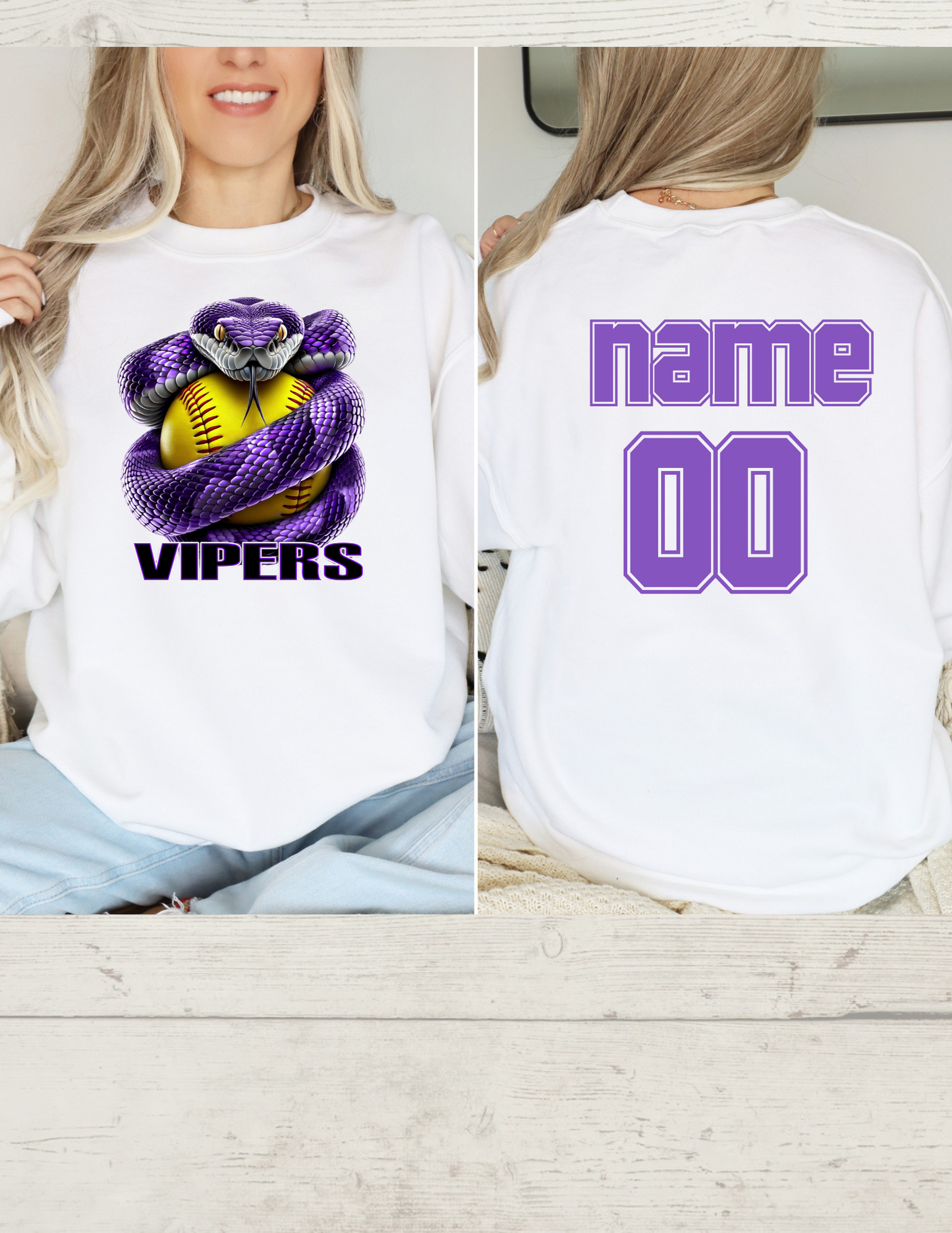 Vipers Name + Number