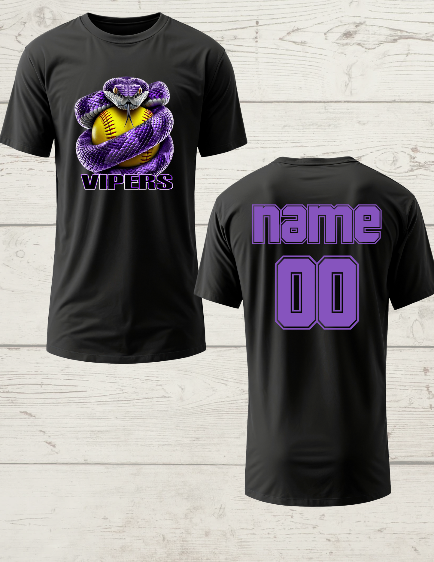 Vipers Name + Number