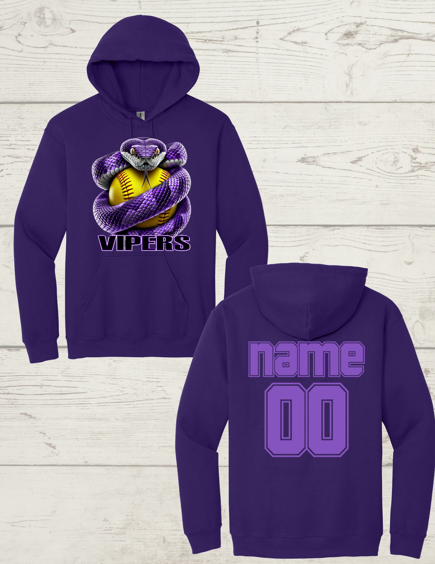 Vipers Name + Number