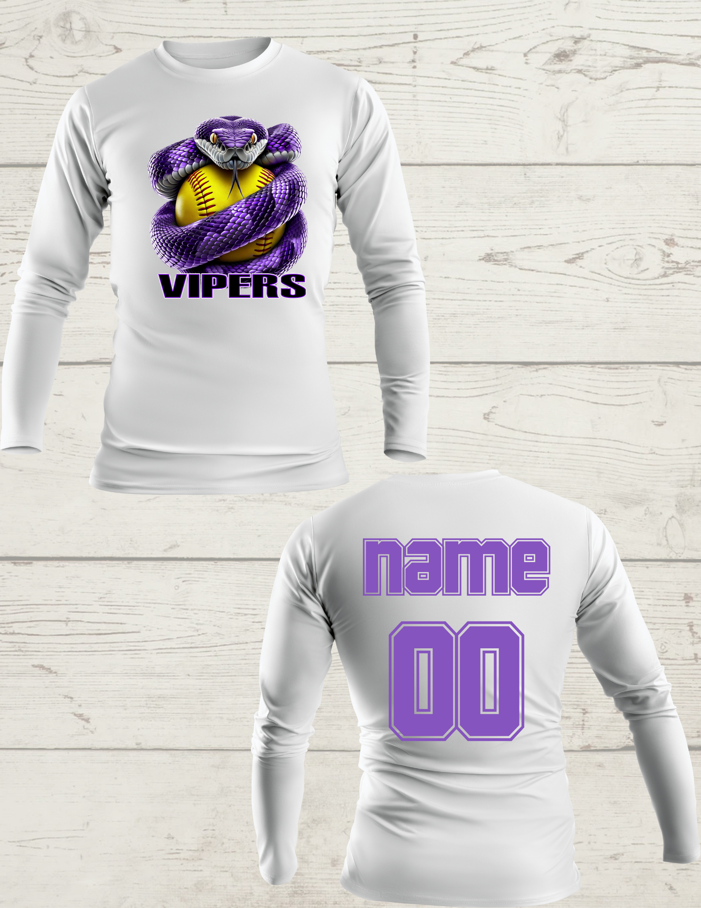 Vipers Name + Number